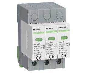 Descarcator SPD Ex9UEP, Clasa 1+2, In=6,25kA, 1000 V DC, latime 3 module Noark 111759