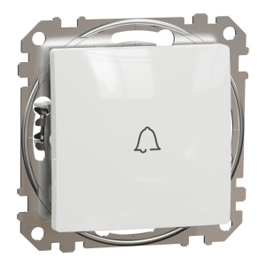Intr cu revenire cu simbol sonerie, alb Schneider Sedna Design & Elements SDD111131