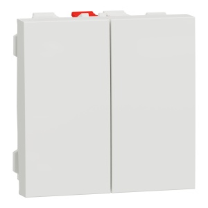 Intrerupator cap scara dublu 10A 2m alb Schneider New Unica NU321318