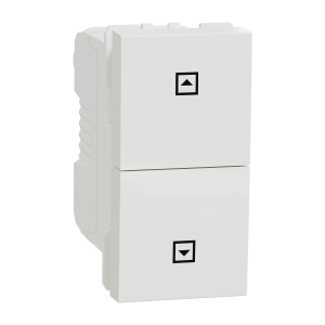 Intrerupator rev jaluzele 10A 1m alb Schneider New Unica NU310718SC