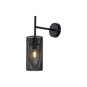 LAMPA DE PERETE W002W-1H-1xE14-NEGRU WIRING