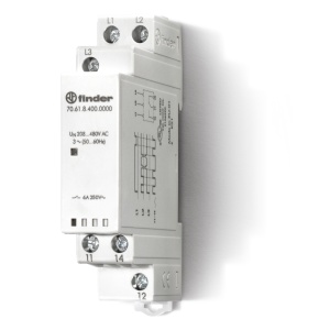 Line monitoring relay Nr.contacts: 2 Contacts configuration: CO Contact Material: AgSnO2 Finder 706184000000