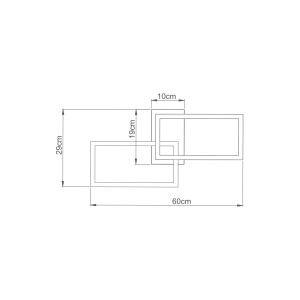 LUSTRA LED 40W NELA-SS1-RND telecomanda IP20 ALB - Img 4