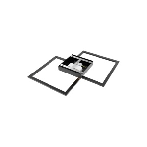 LUSTRA LED 55W CRYSTAL-3IN1-telecomanda-DIM-NEGRU - Img 4