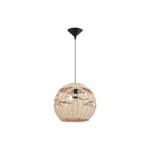 PENDUL D003R-1H-1xE27 SEMI SFERA MIC RATAN - Img 3