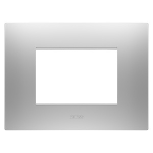 Placă ego - in tehnopolimer vopsit - 3 module - gri magnetic - Chorusmart Gewiss GW16003GR