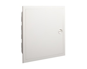 Plastic consumer unit, flat white door, flush-mounted, IP40, 3 rows, 3x12 modules Noark 101524