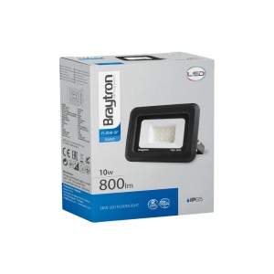 PROIECTOR LED SF 10W SMD 800LM 3000K IP65 NEGRU - Img 5