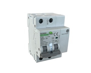 RCBO cu detecție a arcului electric (AFDD), electronic, 3 module, Icn=6kA, 2poli, car. C, In=32A, IΔn=30mA, tip A Noark 113642