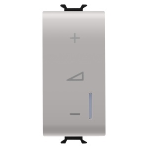 Regulator electronic universal - buton - 230V AC 50/60HZ - 1 modul - bej satinat natural Gewiss GW13572A