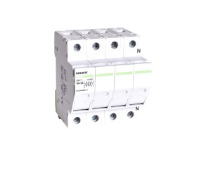 Separator de sarcină cu fuzibil; pentru fuzibil 10x38mm 3PN 32A, fara indicator Noark 113297