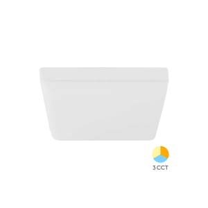 SPOT LED PATRAT PT 24W 2500lm 3in1 ALB IP20