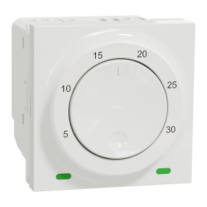 Termostat camera 8A, alb Schneider New Unica NU350118