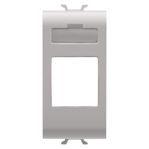 Adaptor pentru conectori de date carcasă - tip amp/mufă trapezoidală - 1 modul - bej Gewiss GW13431
