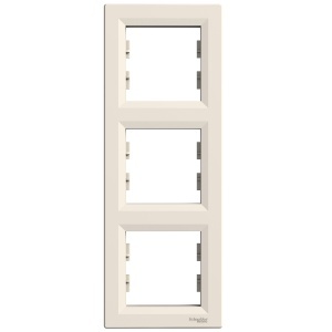 Asfora rama 3post verticala alb Schneider Asfora EPH5810323