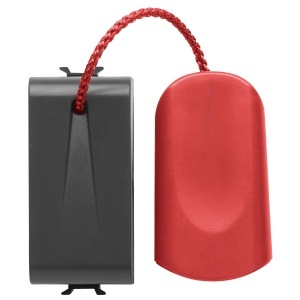 Buton 1P 250V c.a. - NO 16A - cordon de tragere - 1 modul - negru satinat - Chorusmart Gewiss GW12136
