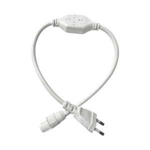 CABLU ALIMENTARE PENTRU TUB LUMINOS 1CANAL D11mm ALB