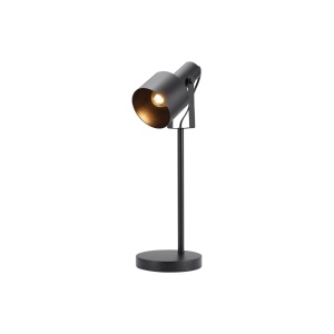 LAMPA BUROU P001W-1H-1xE27-NEGRU