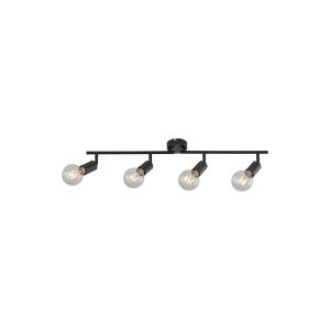 LAMPA DE PERETE G003C-4H-4xE27-NEGRU