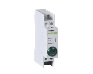 Lampă de semnalizare, 230V AC/DC, 1 verde LED Noark 102443
