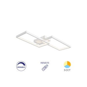LUSTRA LED 40W NELA-SS1-RND telecomanda IP20 ALB