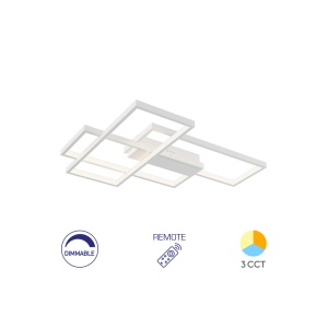 LUSTRA LED 65W NELA-SS2-RND telecomanda IP20 ALB