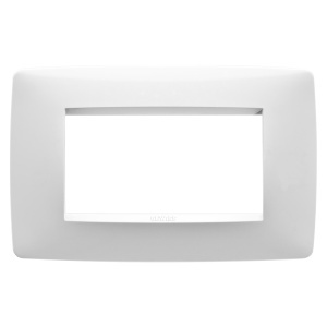 O placă - în tehnopolimer - 4 module - alb - Chorusmart Gewiss GW16104TB