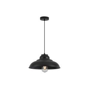 PENDUL P004R-1H-1xE27-NEGRU