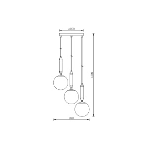 PENDUL S006R-3H-3xG9-AURIU STICLA - Img 4