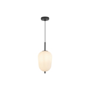 PENDUL S011R-1H-1xE14 OPAL STICLA CONIC
