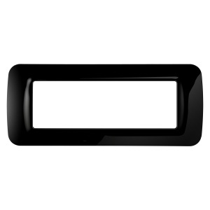 Placă de sistem superioară - finisare lucioasă DIN tehnopolimer - 6 circuite - toner Gewiss GW22516