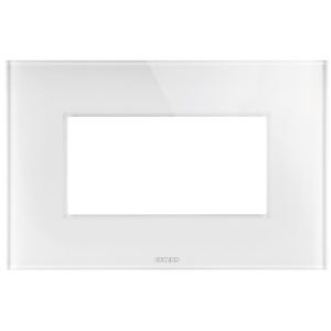 Placa ice - in glass - 4 module - alb - Chorusmart Gewiss GW16904CB