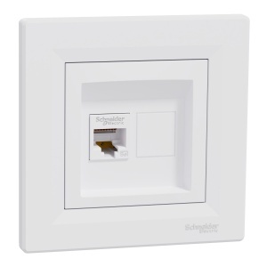 Priza date RJ45 cat.5e UTP alb Schneider Asfora EPH4300121