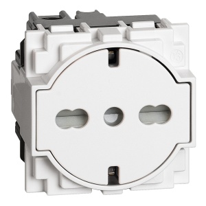 Priza flat 16 A std ger-ita Alba Bticino Living Now KW4140A16F