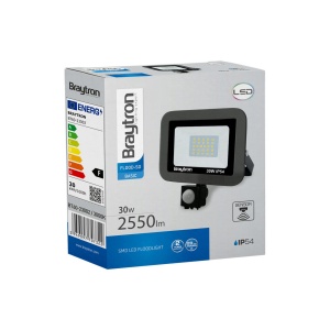 PROIECTOR LED SLIM 30W 3000K + SENZOR IP54 - Img 4