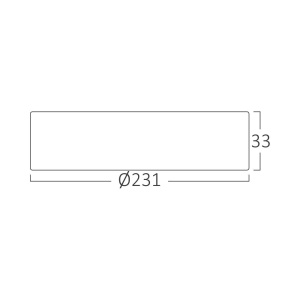 SPOT LED ROTUND PT 18W 1760lm 4000K ALB D:231MM IP40 - Img 6
