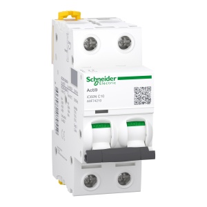 ACTI9 IC60N 2P 10A C Schneider Acti9 iC60 A9F74210