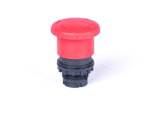 Buton ciupercă oprire de urgenţă, 40 mm, cu reţinere, roşu Noark 105656