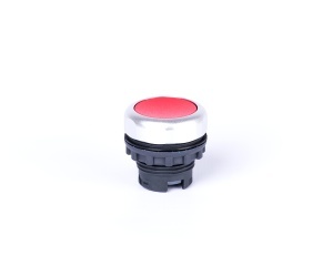 Buton plat, cu revenire, fără inscripţionare, roşu Noark 105615