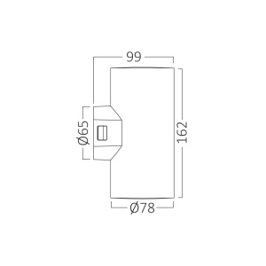CORP LED PT, 2x9W, 1780lm, 3in1, VEKTA-D WL.2 ALB IP65 - Img 6