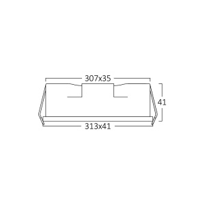 CORP LINEER INCASTRABIL 18W 4000K ALB LINEX-LN12 - Img 6