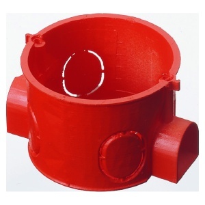Cutie modulară rotundă cu montaj încastrat - fără halogeni - diametru 60X42 Gewiss GW24232