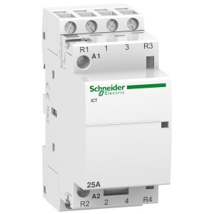 ICT 25A 2NO 2NC 220...240Vca 50HZ CONTAC Schneider Acti9 iCT A9C20838