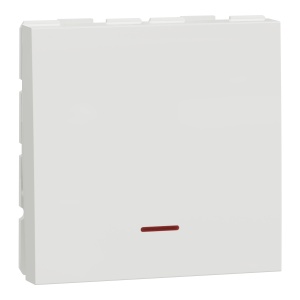 Intrerupator bipolar+ind luminos 32A alb Schneider New Unica NU323218S