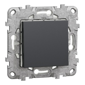 Intrerupator IP44+suport fixare, antr Schneider New Unica NU528254