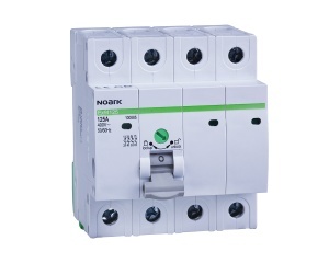 Întreruptor-separator, lăţime 4 module, 4-poli, 32A Noark 100880