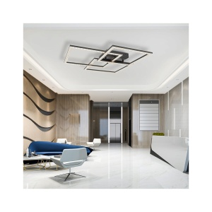 LUSTRA LED 80W CRYSTAL-3IN1-telecomanda-DIM-ALB - Img 2