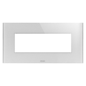 Placă de gheață - în sticlă - 6 module - titan - Chorusmart Gewiss GW16906CT