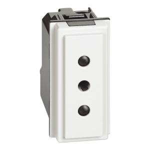 Priza 2P+T 10A 250Vac alb Bticino Living Now KW4113