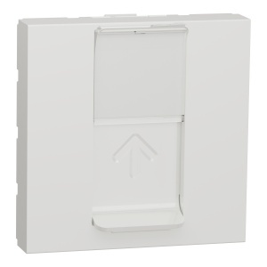 Priza RJ45, CAT5 UTP, 2m, alb Schneider New Unica NU341118